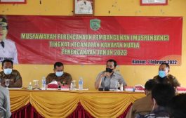 Musrenbang Kahayan Kuala, Bupati Harapkan SOPD Tuntaskan Program Pembangunan