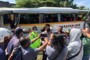 Breaking News , Laka Lantas Antara Bus vs Kereta Api di Desa Kedungwaru Tulungagung 4 MD di TKP