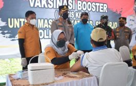Vaksinasi Booster Polresta Sidoarjo, Menyasar Wilayah Perumahan