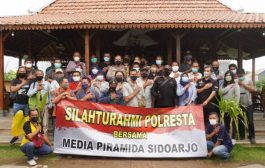 Jalin Sinergitas bersama Awak Media, Polresta Sidoarjo Gelar Ngopi Bareng Piramida