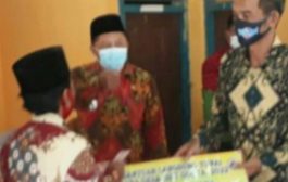 Desa Tri Tunggal Kecamatan Waway Karya Rialisasi kn BLT- DD Tahap pertama Tahun 2022