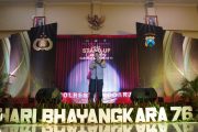 Lomba Stand Up Comedy Polresta Sidoarjo Meriahkan Hari Bhayangkara ke-76